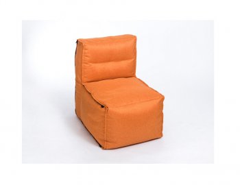 Модульное кресло Комфорт Колор прямое оранжевое в Кудымкаре - kudymkar.mebel-74.com | фото