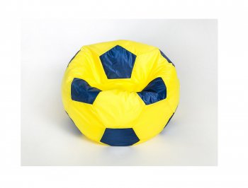 Кресло-мешок Мяч малый желто-синее в Кудымкаре - kudymkar.mebel-74.com | фото