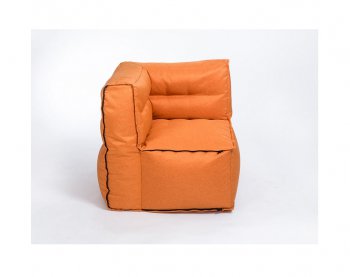 Модульное кресло Комфорт Колор угловое оранжевое в Кудымкаре - kudymkar.mebel-74.com | фото