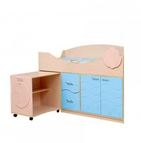 Набор мебели для детской Юниор -12.2 (700*1860) МДФ матовый в Кудымкаре - kudymkar.mebel-74.com | фото