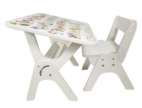 Детский растущий стол-парта и стул Я САМ "Умка" (Алфавит) в Кудымкаре - kudymkar.mebel-74.com | фото