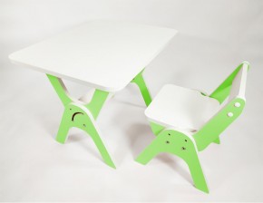 Детский растущий стол-парта и стул Я САМ "Умка" (Зеленый) в Кудымкаре - kudymkar.mebel-74.com | фото