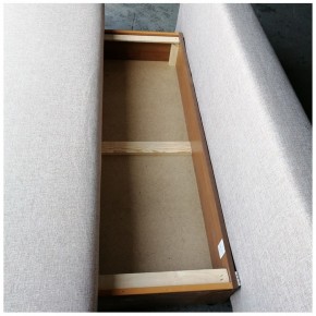 Диван-кровать Комфорт без подлокотников BALTIC AZURE (2 подушки) в Кудымкаре - kudymkar.mebel-74.com | фото