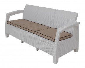 Диван Yalta Premium Sofa 3 Set (Ялта) белый (+подушки под спину) в Кудымкаре - kudymkar.mebel-74.com | фото