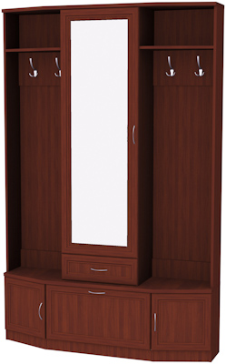 Шкаф для прихожей с зеркалом арт.600 в Кудымкаре - kudymkar.mebel-74.com | фото