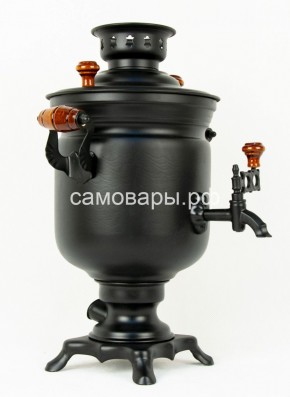Электрический самовар "Черный Русский" матовая банка на 3 литра (Ограниченная серия) в Кудымкаре - kudymkar.mebel-74.com | фото