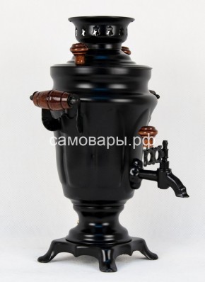 Электрический самовар "Черный Русский" матовый тюльпан в наборе на 1,5 литра. Ограниченная серия. в Кудымкаре - kudymkar.mebel-74.com | фото