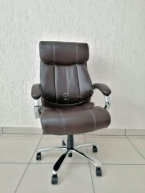 Кресло Barneo K-303 для руководителя (коричневая экокожа) в Кудымкаре - kudymkar.mebel-74.com | фото