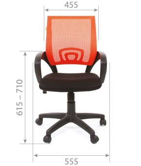 Кресло для оператора CHAIRMAN 696 black (ткань TW-11/сетка TW-04) в Кудымкаре - kudymkar.mebel-74.com | фото