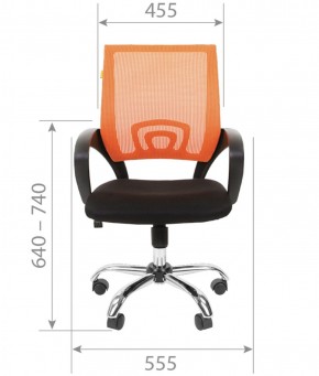 Кресло для оператора CHAIRMAN 696 хром (ткань TW-11/сетка TW-01) в Кудымкаре - kudymkar.mebel-74.com | фото