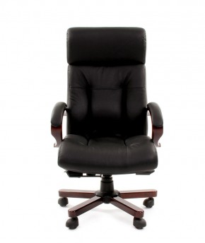 Кресло для руководителя CHAIRMAN  421 (Натуральная кожа) Черное в Кудымкаре - kudymkar.mebel-74.com | фото