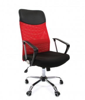 Кресло для руководителя CHAIRMAN 610 N (15-21 черный/сетка красный) в Кудымкаре - kudymkar.mebel-74.com | фото