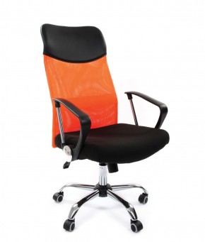 Кресло для руководителя CHAIRMAN 610 N (15-21 черный/сетка оранжевый) в Кудымкаре - kudymkar.mebel-74.com | фото