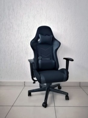 Кресло геймерское Barneo K-50 (черная сетка черные вставки) в Кудымкаре - kudymkar.mebel-74.com | фото