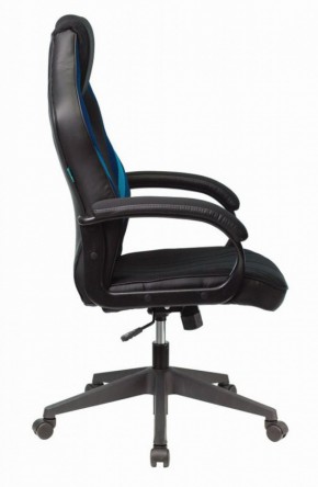Кресло игровое Бюрократ VIKING 3 AERO BLUE черный/синий в Кудымкаре - kudymkar.mebel-74.com | фото