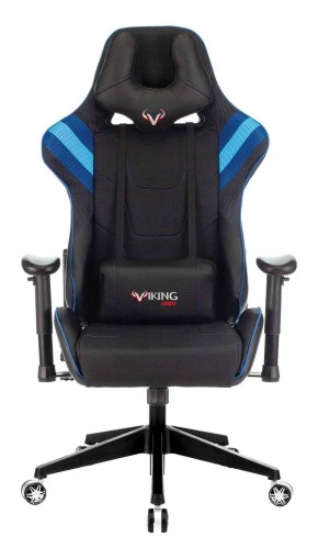 Кресло игровое Бюрократ VIKING 4 AERO BLUE черный/синий в Кудымкаре - kudymkar.mebel-74.com | фото
