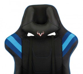 Кресло игровое Бюрократ VIKING 4 AERO BLUE черный/синий в Кудымкаре - kudymkar.mebel-74.com | фото