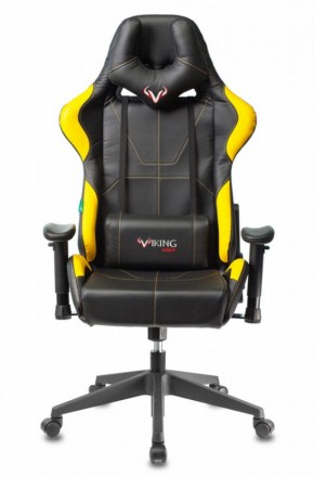 Кресло игровое Бюрократ VIKING 5 AERO YELLOW черный/желтый в Кудымкаре - kudymkar.mebel-74.com | фото