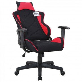 Кресло компьютерное BRABIX GT Racer GM-101 + подушка (ткань) черное/красное (531820) в Кудымкаре - kudymkar.mebel-74.com | фото