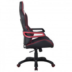 Кресло компьютерное BRABIX Nitro GM-001 (ткань/экокожа) черное, вставки красные (531816) в Кудымкаре - kudymkar.mebel-74.com | фото