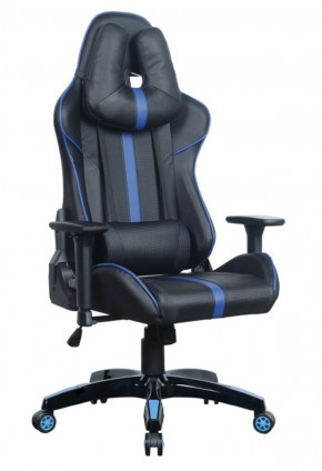Кресло компьютерное BRABIX "GT Carbon GM-120" (черное/синее) 531930 в Кудымкаре - kudymkar.mebel-74.com | фото