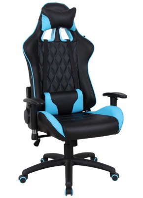 Кресло компьютерное BRABIX "GT Master GM-110" (черное/голубое) 531928 в Кудымкаре - kudymkar.mebel-74.com | фото