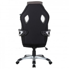 Кресло компьютерное BRABIX Techno GM-002 (ткань) черное/серое, вставки белые (531815) в Кудымкаре - kudymkar.mebel-74.com | фото