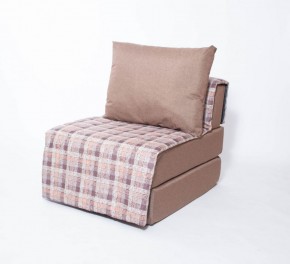 Кресло-кровать бескаркасное Харви (коричневый-квадро беж) в Кудымкаре - kudymkar.mebel-74.com | фото