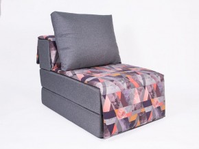 Кресло-кровать бескаркасное Харви (серый-сноу манго) в Кудымкаре - kudymkar.mebel-74.com | фото