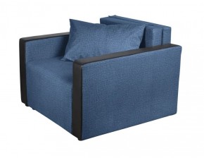 Кресло-кровать Милена с подлокотниками (синий) Велюр в Кудымкаре - kudymkar.mebel-74.com | фото