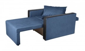 Кресло-кровать Милена с подлокотниками (синий) Велюр в Кудымкаре - kudymkar.mebel-74.com | фото