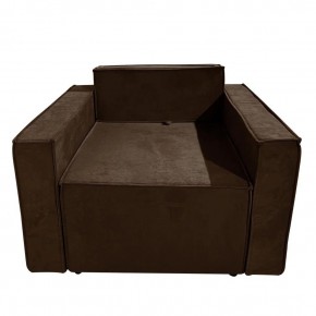 Кресло-кровать Принц КК1-ВК (велюр коричневый) в Кудымкаре - kudymkar.mebel-74.com | фото
