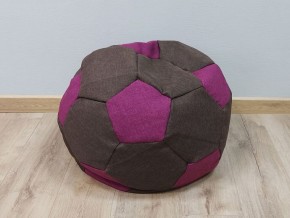 Кресло-мешок Мяч S (Savana Chocolate-Savana Berry) в Кудымкаре - kudymkar.mebel-74.com | фото