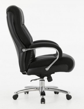 Кресло офисное BRABIX PREMIUM "Bomer HD-007" (рециклированная кожа, хром, черное) 531939 в Кудымкаре - kudymkar.mebel-74.com | фото