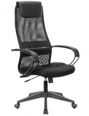 Кресло офисное BRABIX PREMIUM "Stalker EX-608 PL" (ткань-сетка/кожзам, черное) 532090 в Кудымкаре - kudymkar.mebel-74.com | фото