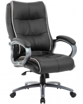 Кресло офисное BRABIX PREMIUM "Strong HD-009" (экокожа черная, ткань серая) 531945 в Кудымкаре - kudymkar.mebel-74.com | фото