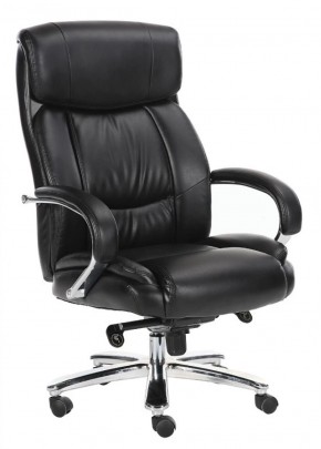 Кресло офисное BRABIX "Direct EX-580" (хром/рециклированная кожа/черное) 531824 в Кудымкаре - kudymkar.mebel-74.com | фото