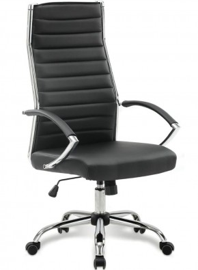 Кресло офисное BRABIX "Style EX-528", экокожа, хром, черное, 531947 в Кудымкаре - kudymkar.mebel-74.com | фото
