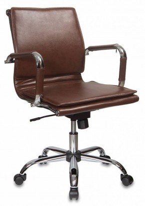 Кресло руководителя Бюрократ CH-993-LOW/BROWN коричневый в Кудымкаре - kudymkar.mebel-74.com | фото