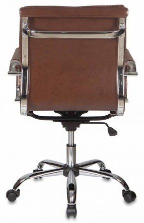Кресло руководителя Бюрократ CH-993-LOW/BROWN коричневый в Кудымкаре - kudymkar.mebel-74.com | фото