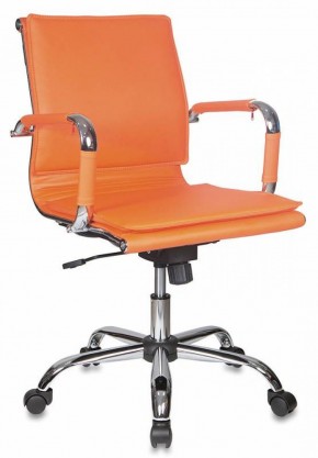 Кресло руководителя Бюрократ CH-993-LOW/ORANGE оранжевый в Кудымкаре - kudymkar.mebel-74.com | фото