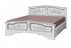 ЕЛЕНА Кровать из массива 1400 с 2-мя ящиками  в Кудымкаре - kudymkar.mebel-74.com | фото