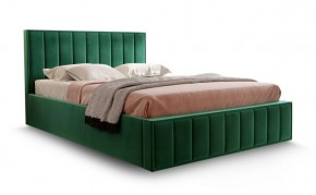 Кровать "Вена" 1400 СТАНДАРТ Вариант 1 Мора зеленый + бельевой ящик с кроватным основанием и подъемным механизмом в Кудымкаре - kudymkar.mebel-74.com | фото