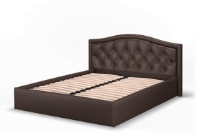 Кровать Стелла 1400*2000 + ПМ (Лесмо brown) коричневый в Кудымкаре - kudymkar.mebel-74.com | фото