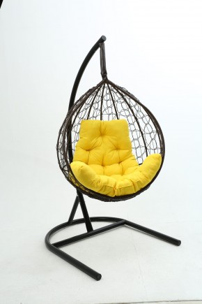 Подвесное кресло Бароло (коричневый/желтый) в Кудымкаре - kudymkar.mebel-74.com | фото