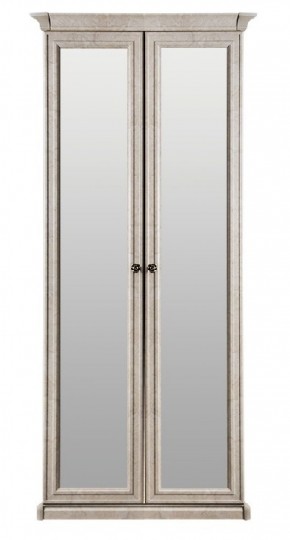 Шкаф 2-х створчатый с зеркалом Афина (крем корень) в Кудымкаре - kudymkar.mebel-74.com | фото