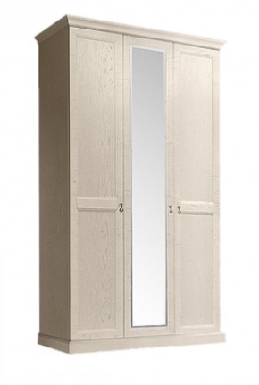 Шкаф 3-х дверный (с зеркалом) для платья и белья Венеция дуб седан (ВНШ1/3) в Кудымкаре - kudymkar.mebel-74.com | фото