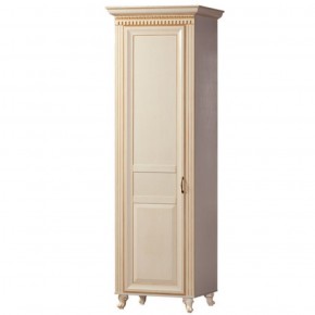 Шкаф для одежды 1-дверный №472 Марлен Кремовый белый в Кудымкаре - kudymkar.mebel-74.com | фото