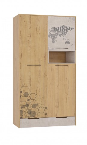 Шкаф для одежды 3 двери и 2 ящика Шк134.0 ДС Стэнфорд в Кудымкаре - kudymkar.mebel-74.com | фото