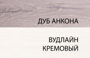 Шкаф угловой 2D, OLIVIA, цвет вудлайн крем/дуб анкона в Кудымкаре - kudymkar.mebel-74.com | фото